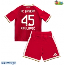 Bayern Munich Aleksandar Pavlovic #45 Hjemmedraktsett Barn 2026-27 Kortermet (+ Korte bukser)